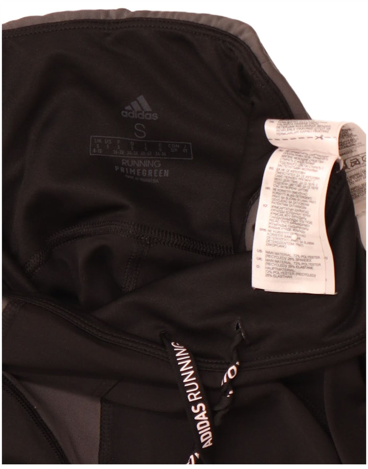 ADIDAS Womens Aeroready Leggings UK 8/10 Small Black Colourblock