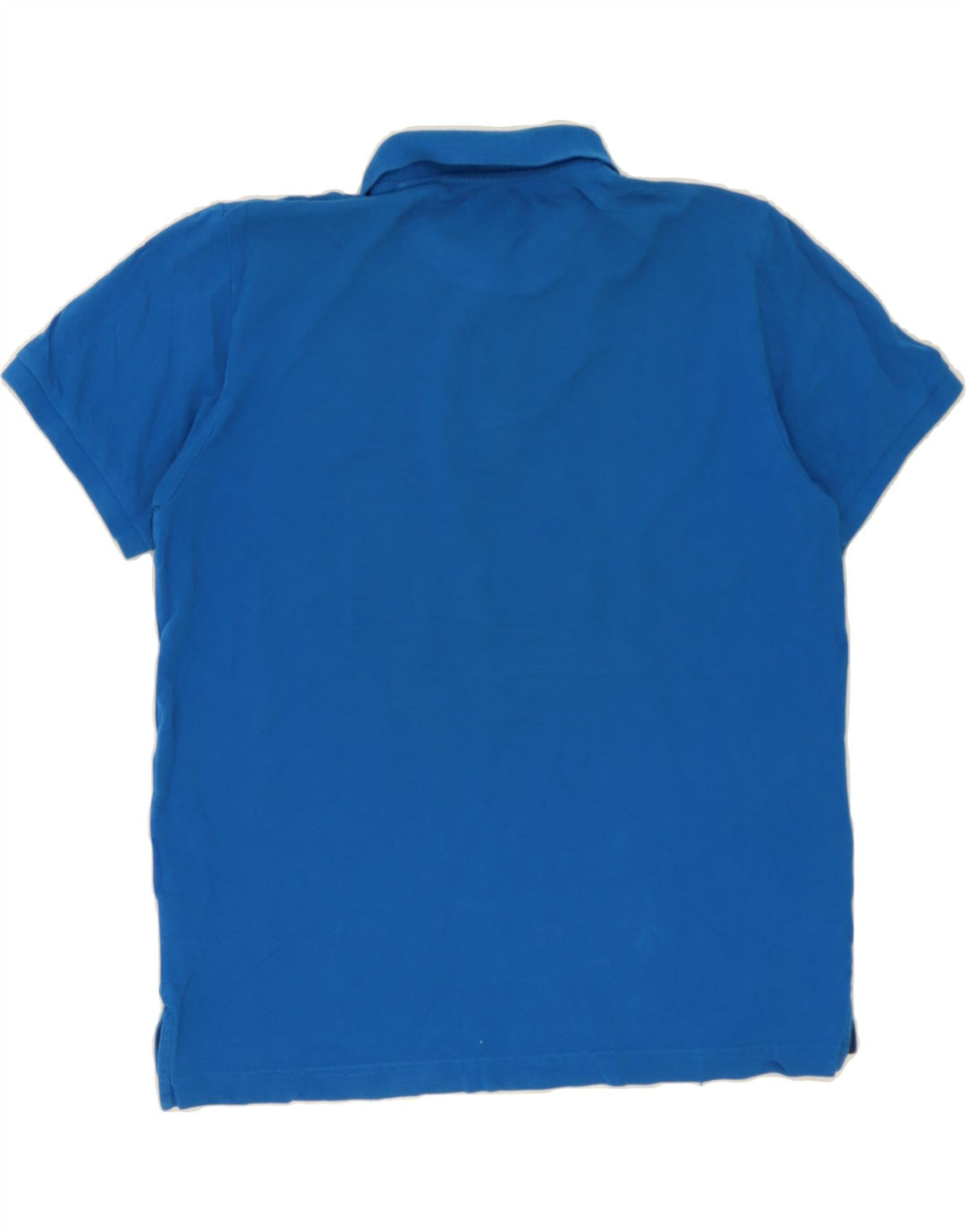 PIERRE CARDIN Mens Polo Shirt Large Blue Cotton Vintage Pierre Cardin and Second-Hand Pierre Cardin from Messina Hembry 
