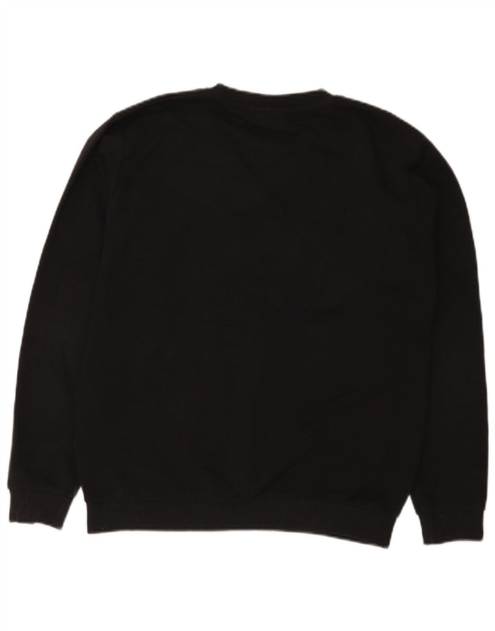 Fila Boys Graphic Sweatshirt Jumper 13-14 Anos Preto Algodão