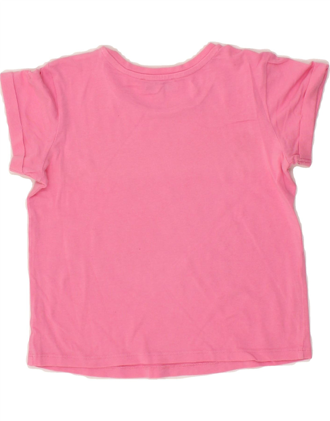 TWIN-SET Girls Graphic T-Shirt Top 7-8 Years Pink Vintage Twin-Set and Second-Hand Twin-Set from Messina Hembry 