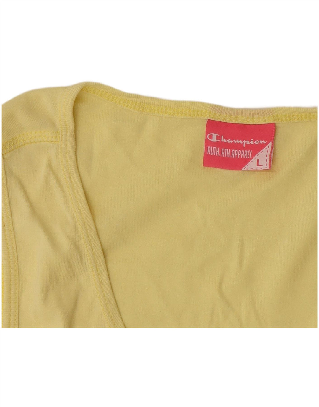 Colete feminino Champion UK 14 grande amarelo