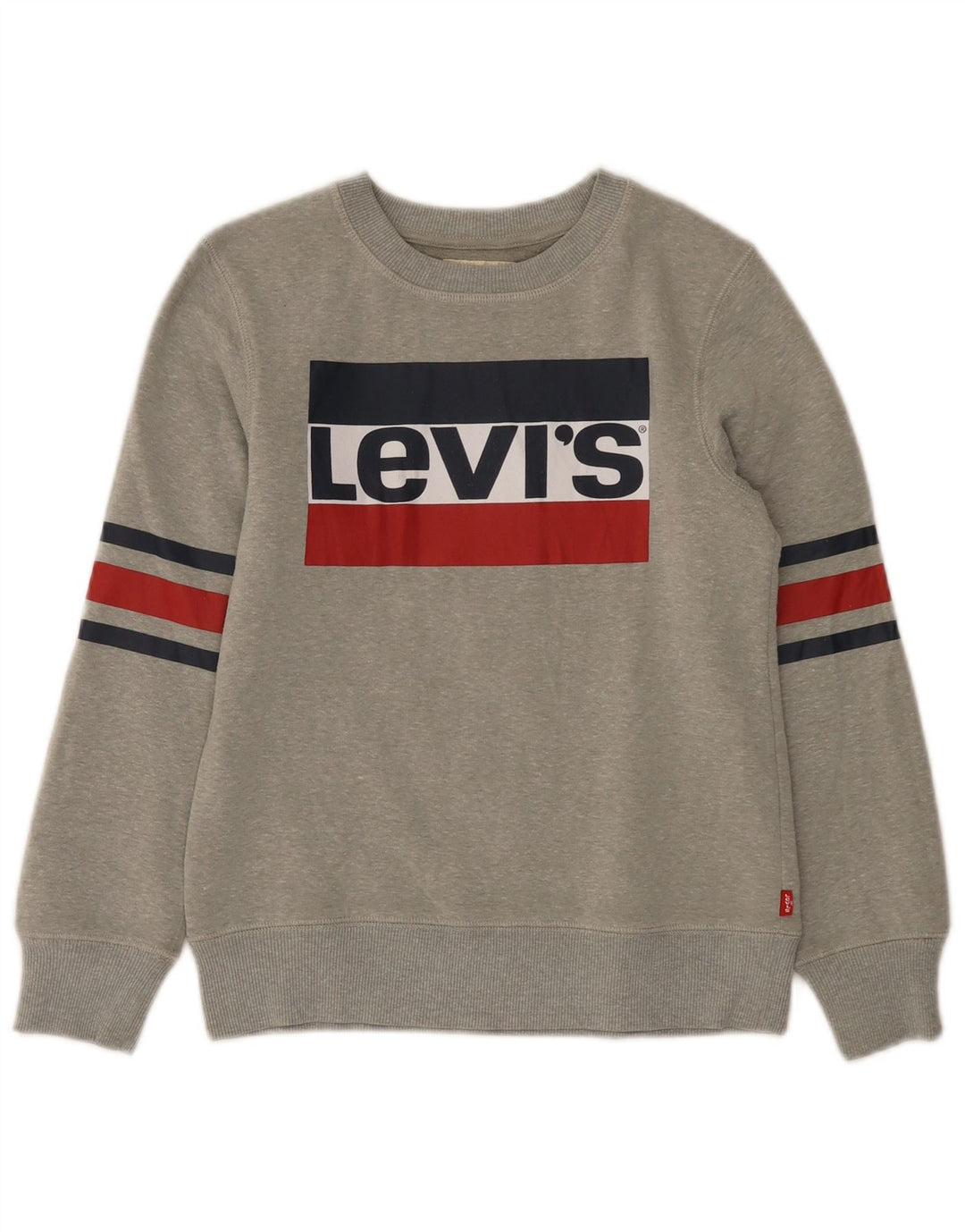 Suéter gráfico com capuz Levi's Boys 9-10 anos cinza manchado