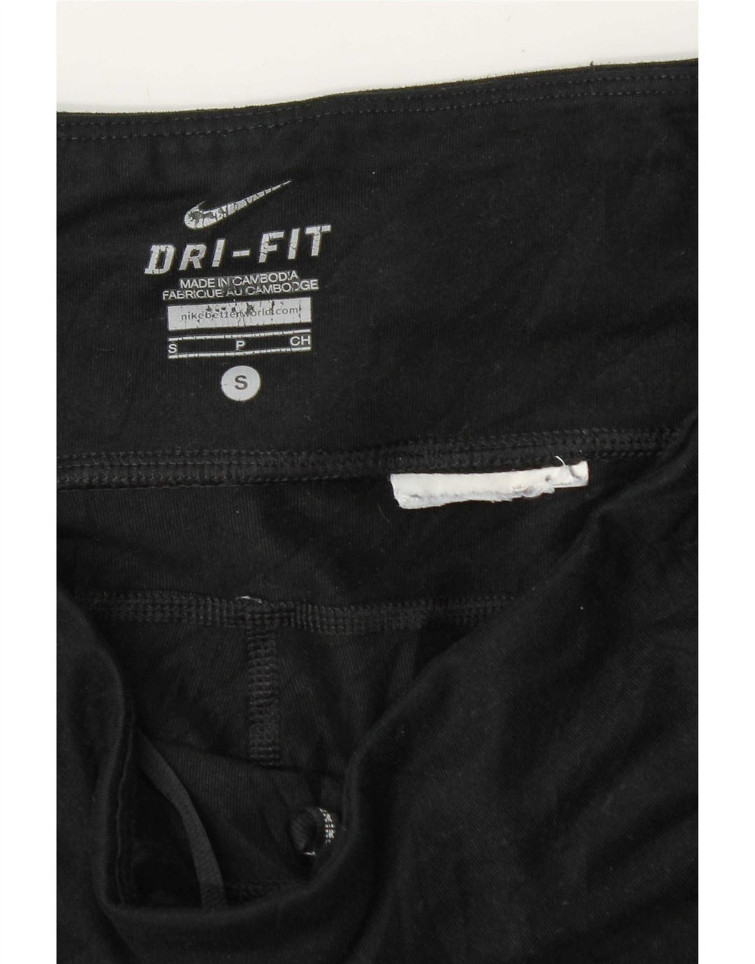 Leggings Nike Femininas UK 10 Pequenas Pretas Colorblock