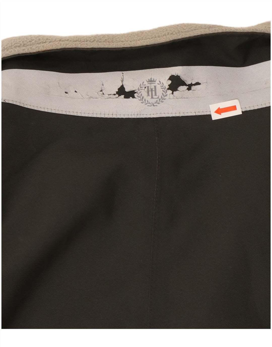 Jaqueta corta-vento masculina HENRI LLOYD Reino Unido 44 2XL poliéster cáqui