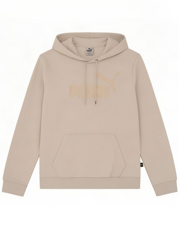 Puma Womens Graphic Hoodie Jumper UK 10 Pequeno Algodão Branco