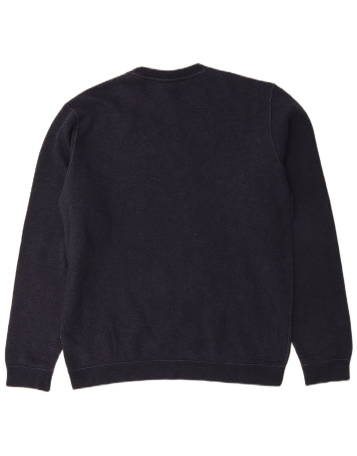 Nike masculino moletom jumper médio algodão preto