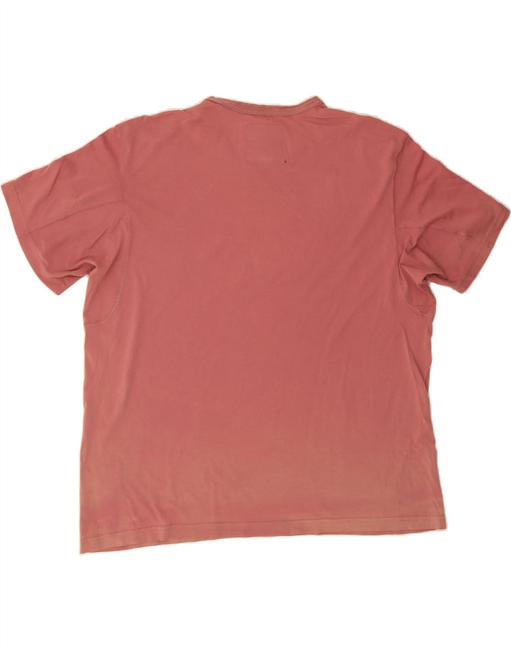 ADIDAS Mens Graphic T-Shirt Top XL Pink Cotton Vintage Adidas and Second-Hand Adidas from Messina Hembry 