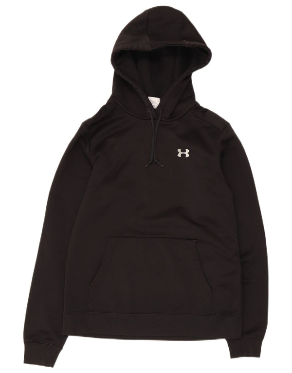 Under Armour Womens Hoodie Jumper UK 10 Pequeno Poliéster Preto