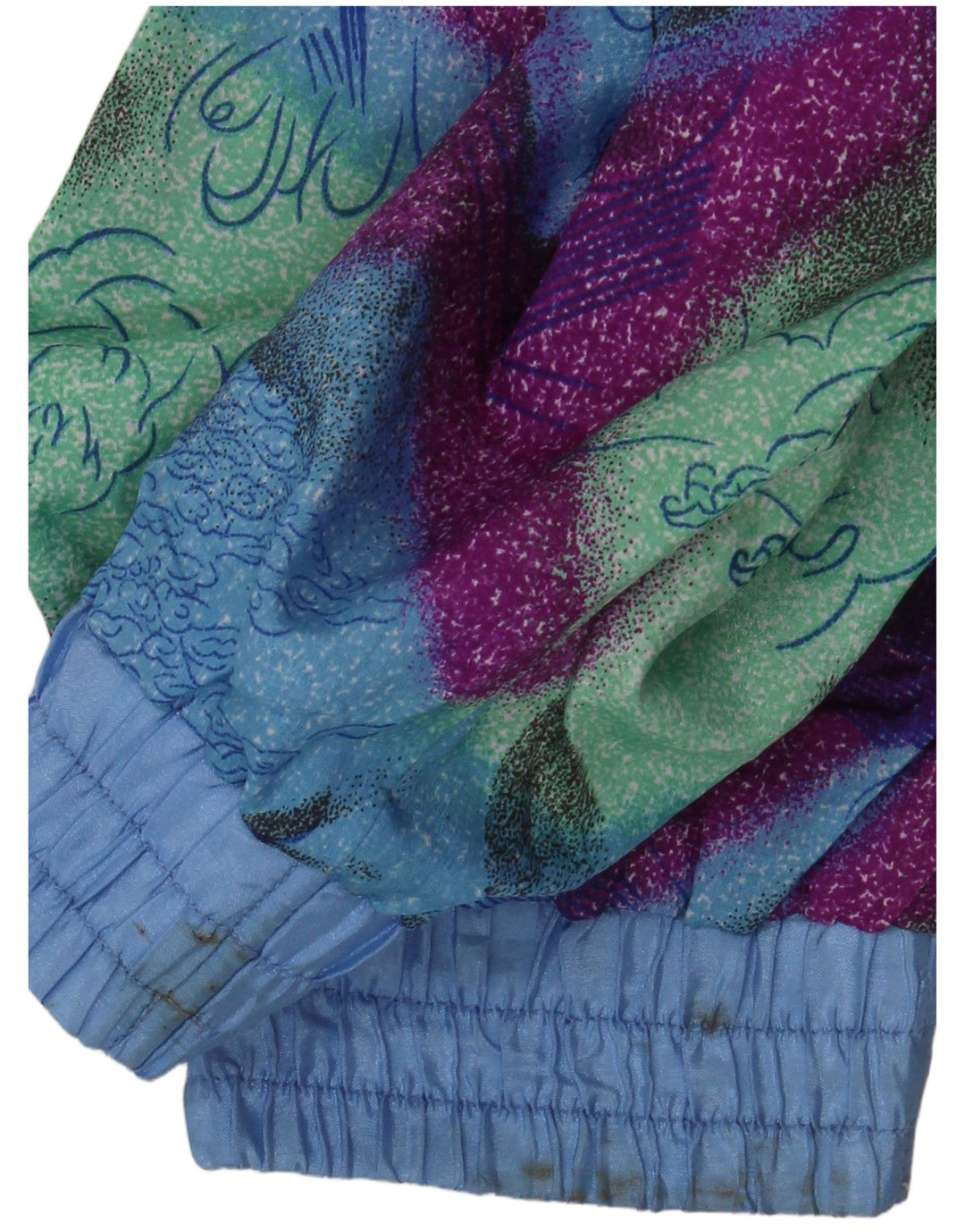 Casaco de treino masculino vintage XL multicolorido Tie Dye