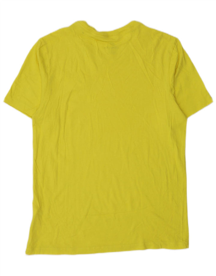 Nike Mens Camiseta Top Pequeno Amarelo