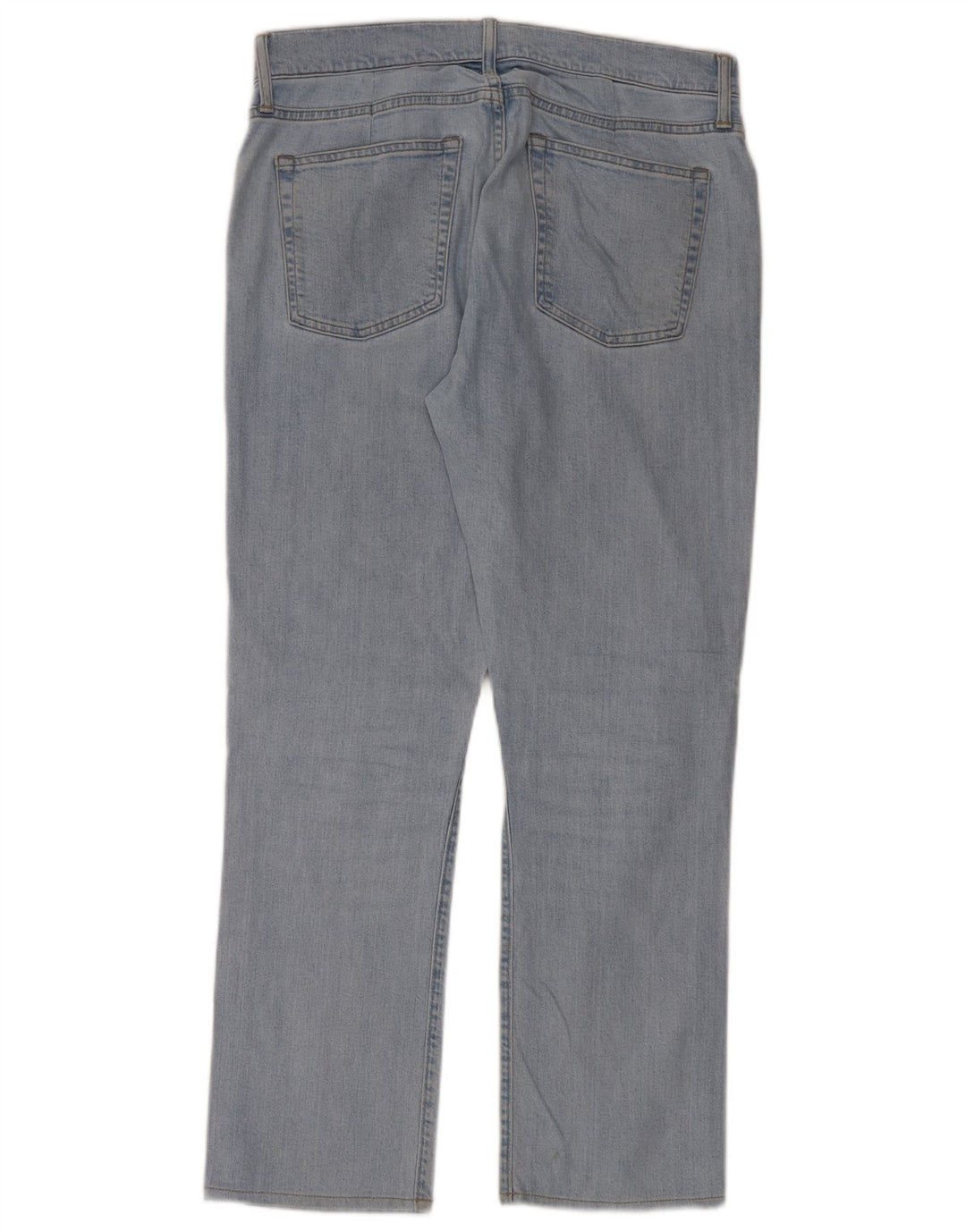J. Crew Masculino 770 Straight Jeans W34 L32 Azul Algodão