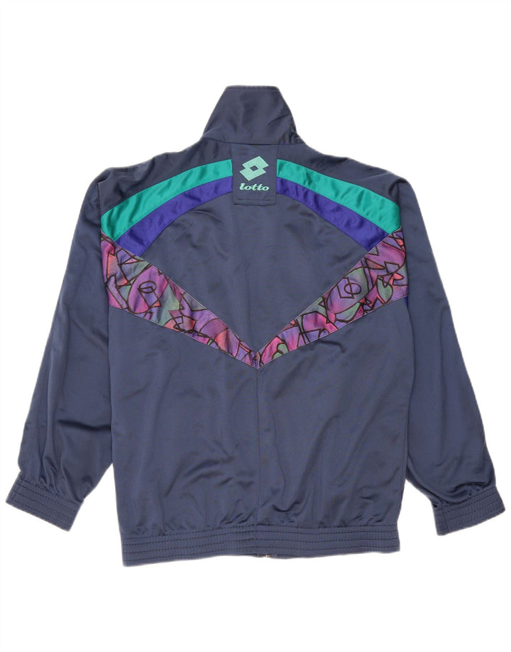 Lotto Mens Treino Top Jaqueta Médio Azul Marinho Colorblock