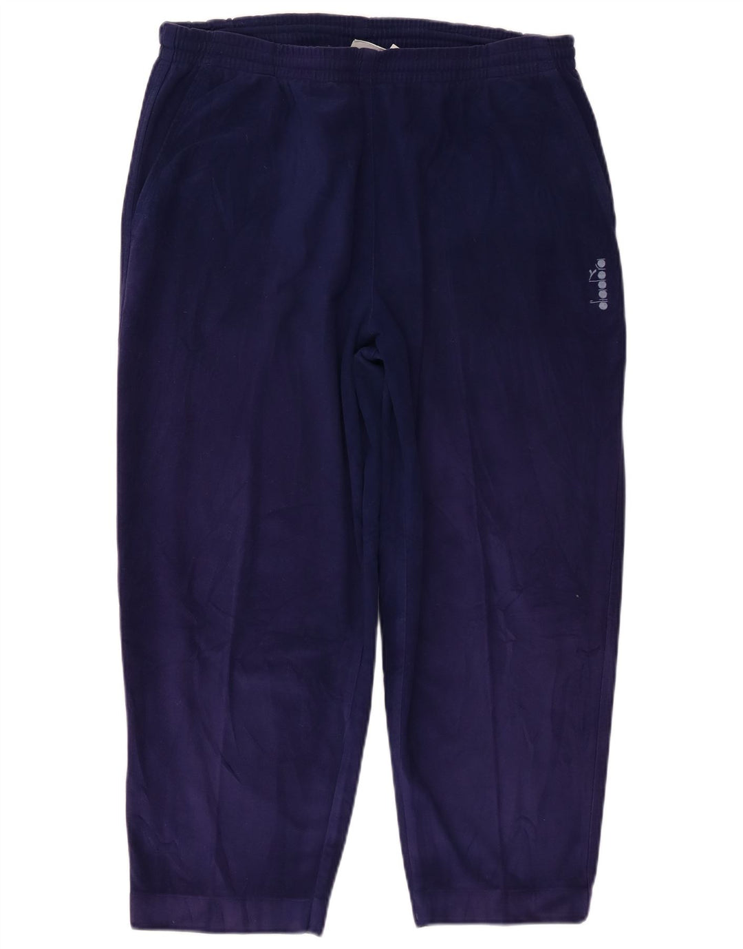 Calça de treino feminina Diadora Joggers grande azul marinho