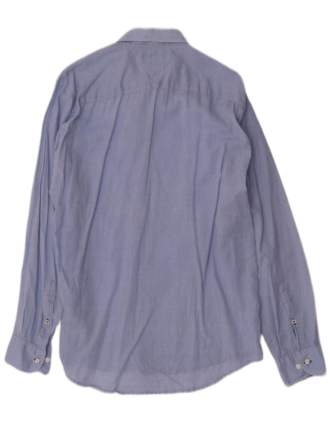 Camisa masculina Tommy Hilfiger grande algodão xadrez azul