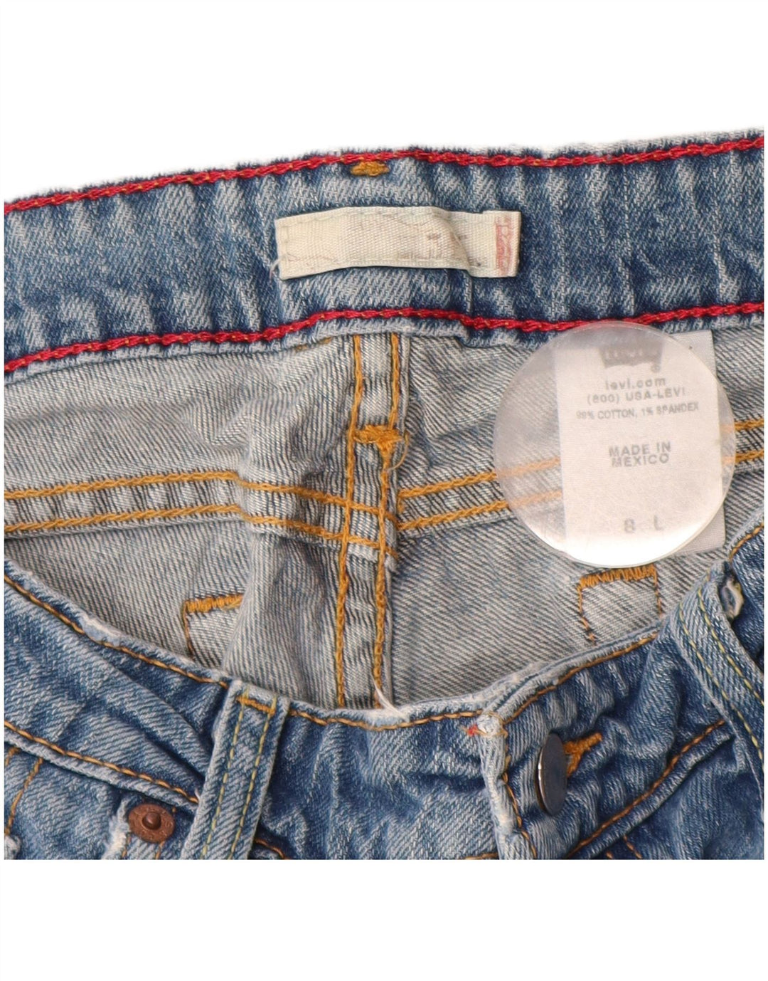 Jeans feminino Bootcut LEVI'S US 8 médio W30 L32 algodão azul