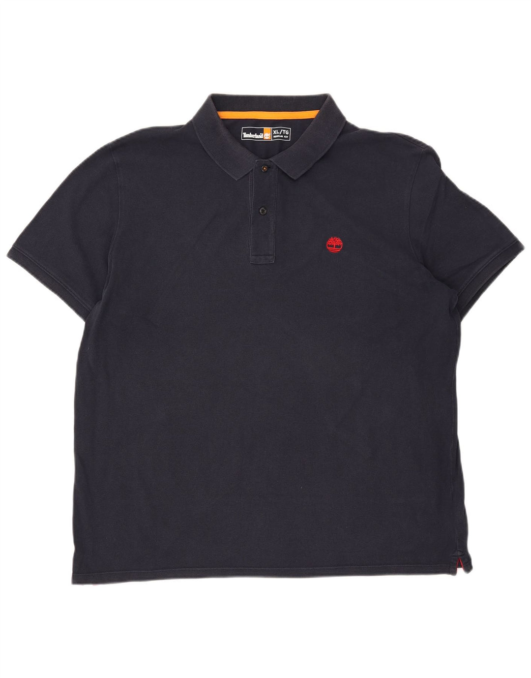 Camisa polo masculina Timberland Regular Fit XL azul marinho algodão