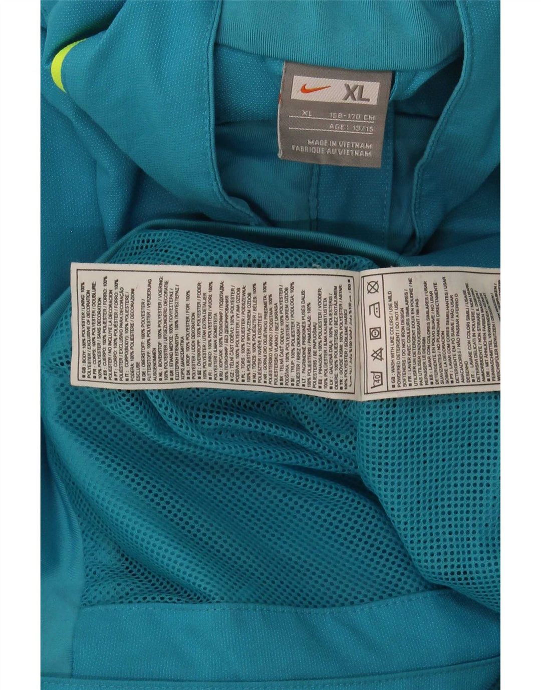 Jaqueta Nike Boys Barcelona Tracksuit Top 13-14 Anos XL Azul Poliéster
