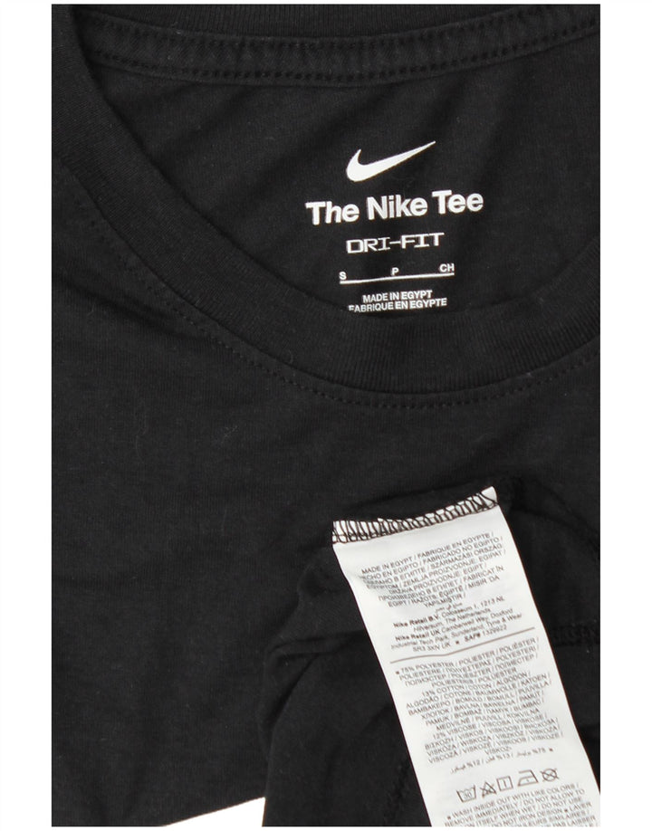Camiseta Nike Masculina Dri Fit Graphic Top Pequeno Poliéster Preto