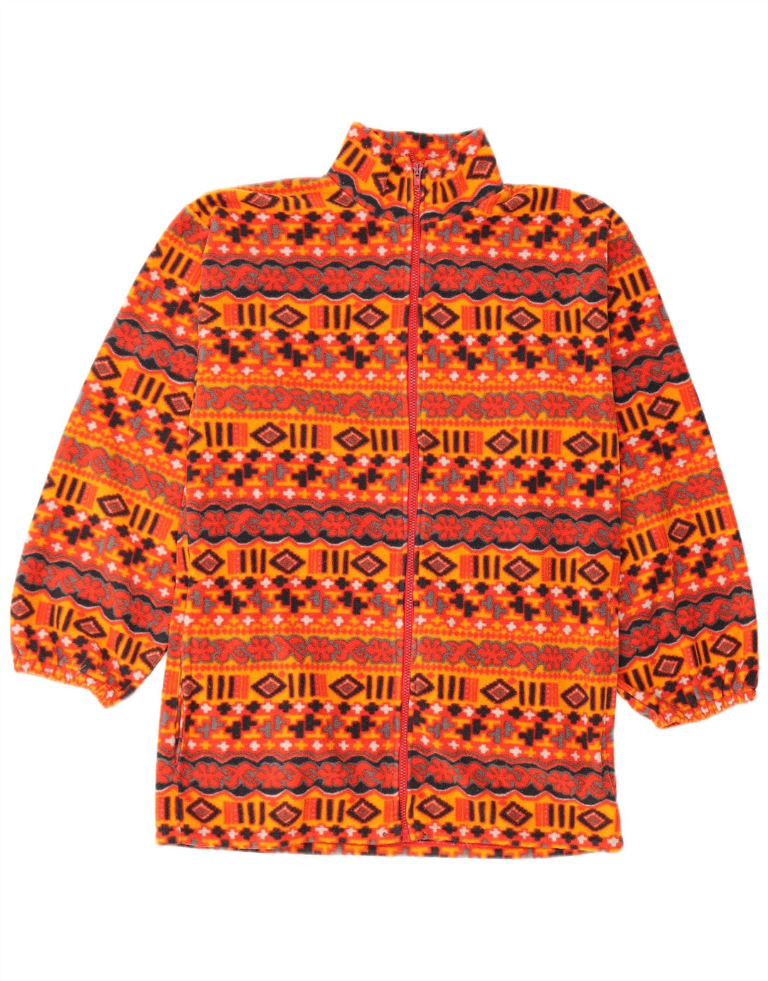 Jaqueta de lã masculina vintage UK 38 média multicolorida Fair Isle