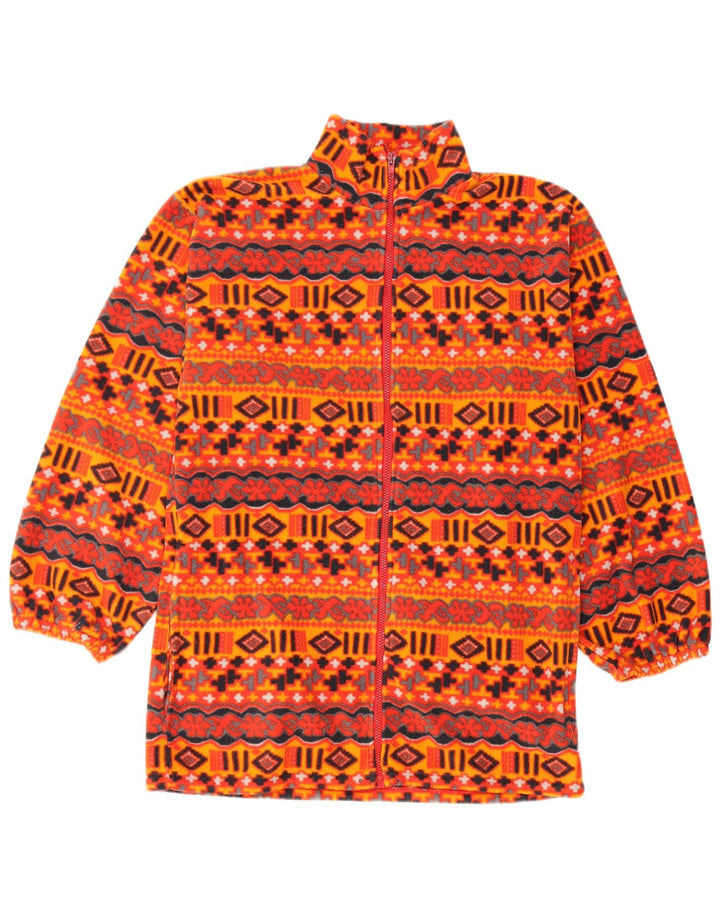 Jaqueta de lã masculina vintage UK 38 média multicolorida Fair Isle