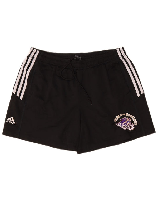 Adidas Womens Western Carolina University Sport Shorts Reino Unido 16 Grande Preto