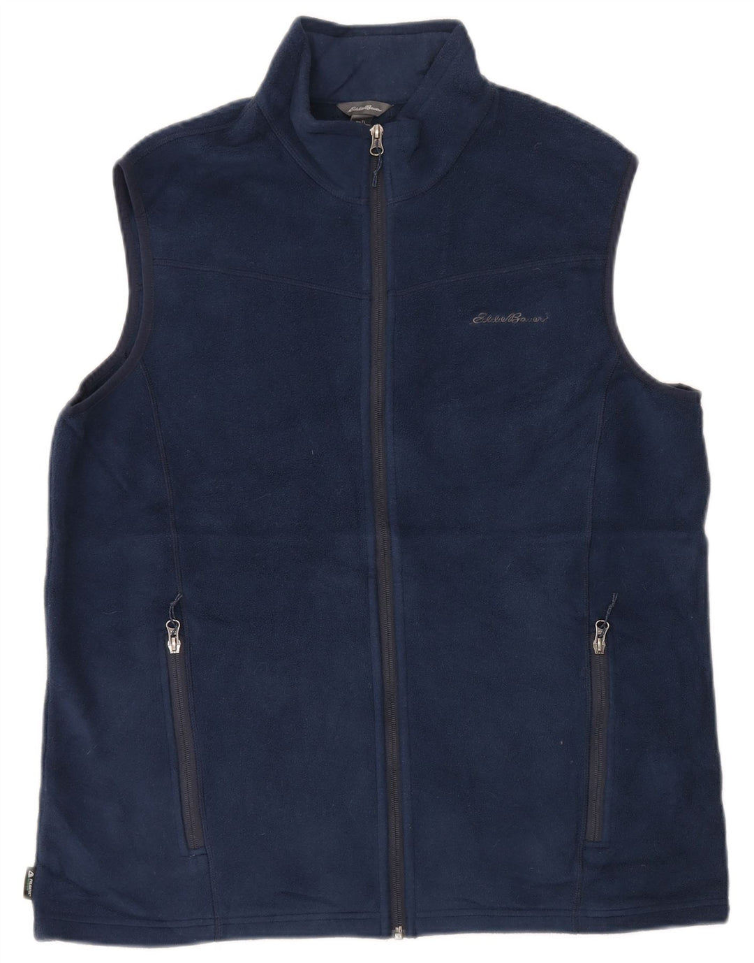 Eddie Bauer Mens Fleece Gilet UK 40 Grande Poliéster Azul Marinho
