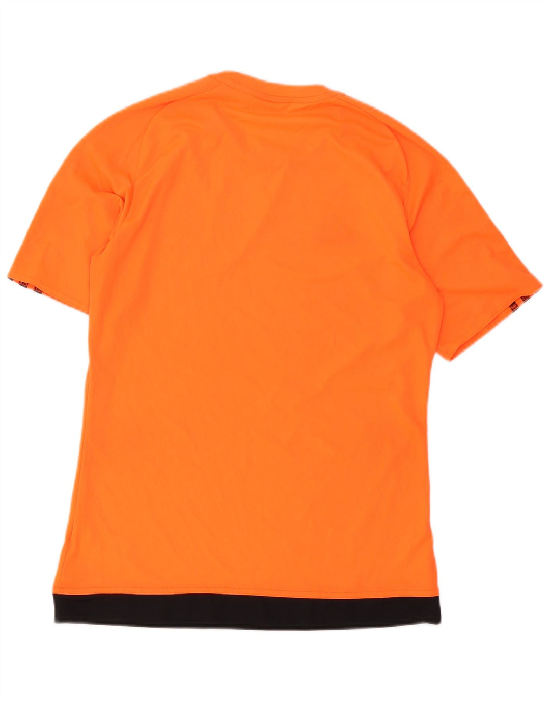 Adidas Masculino Climalite Camiseta Top Pequeno Laranja Colorblock Poliéster