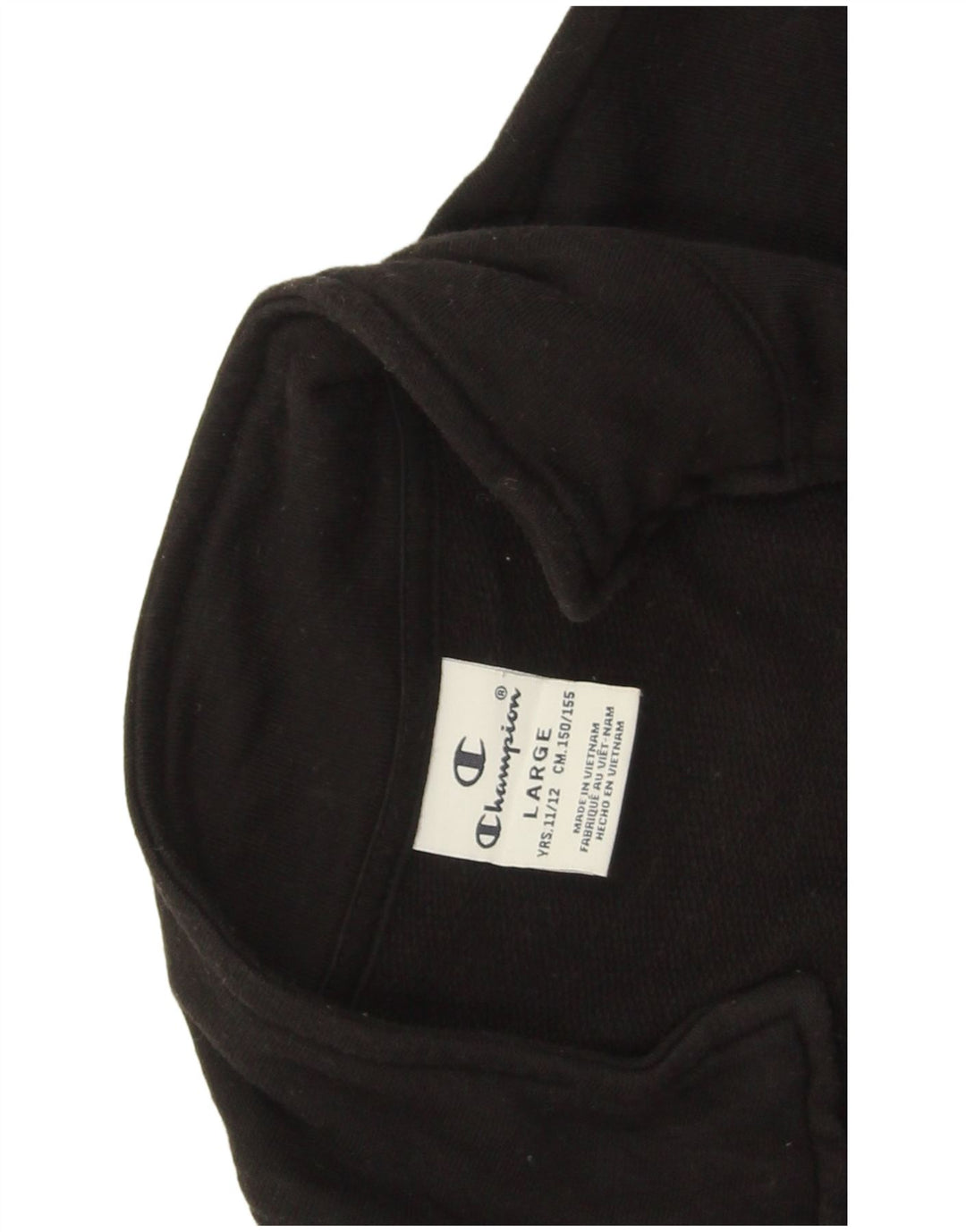 Jaqueta Champion Boys Graphic Treino Top 11-12 Anos Grande Preto