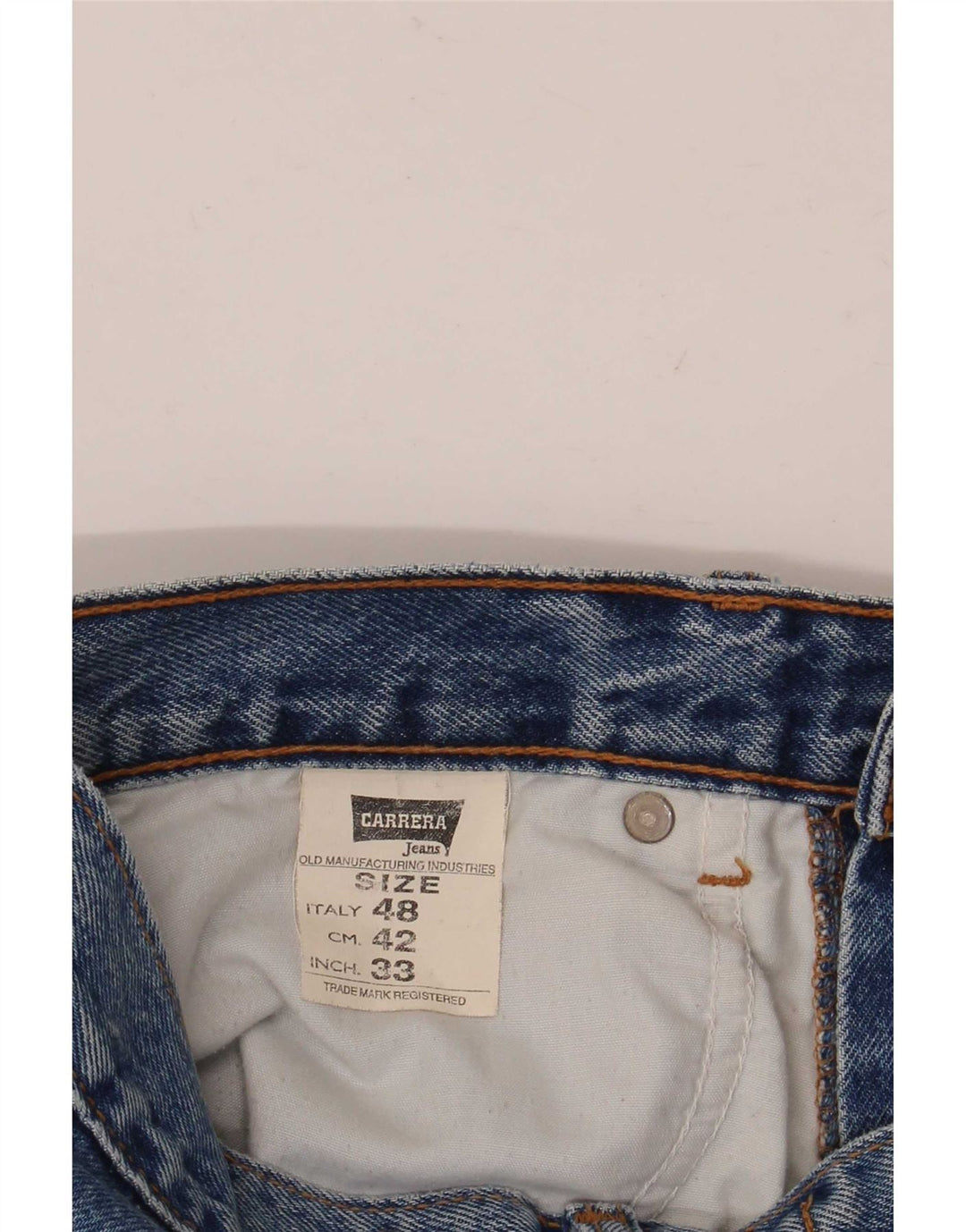 Carrera Masculino 702 Straight Jeans W33 L28 Azul Algodão