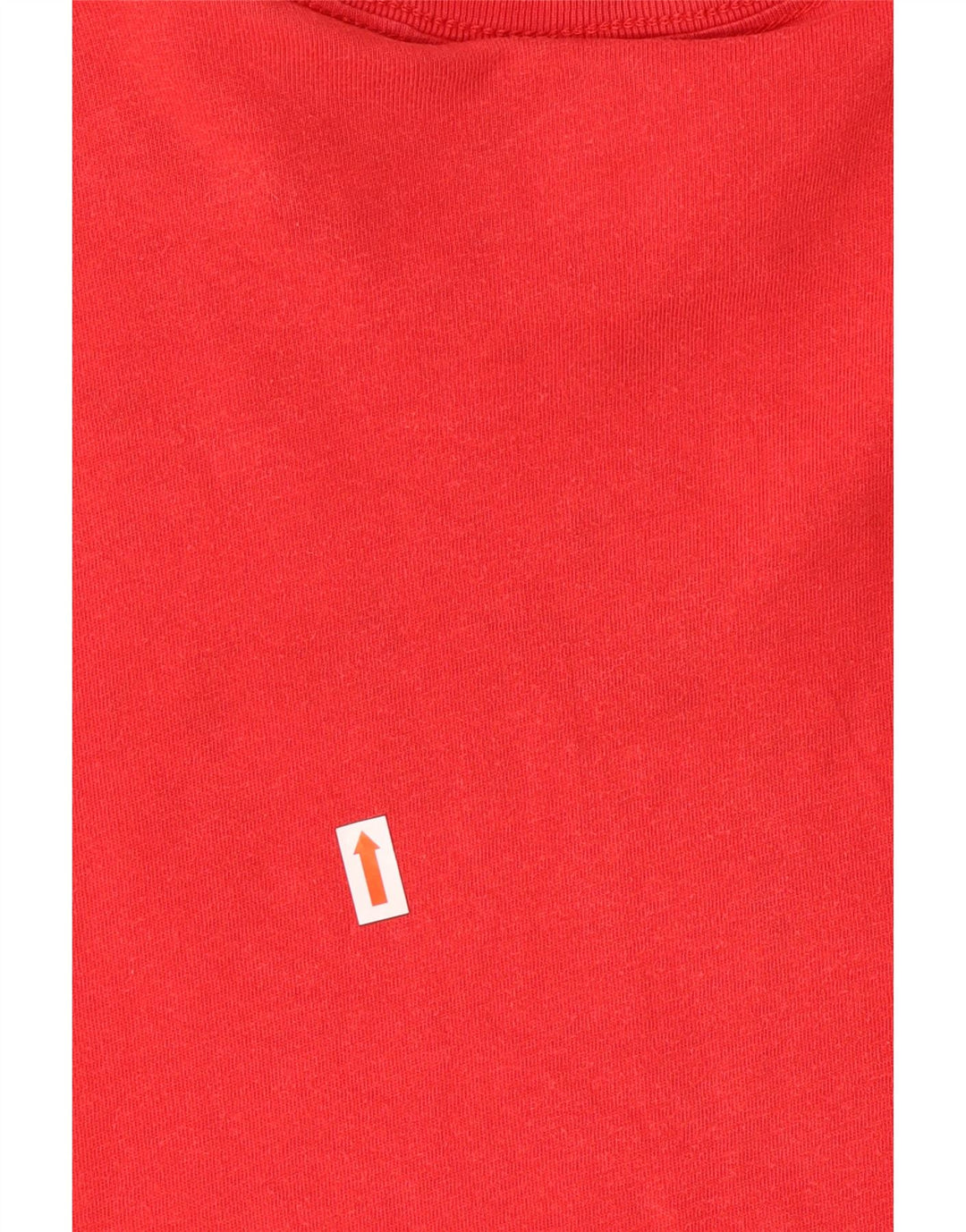 ADIDAS Mens T-Shirt Top Grande Algodão Vermelho