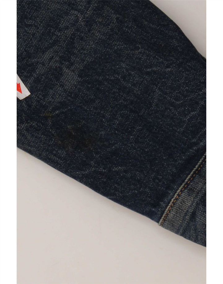Jaqueta jeans masculina Levi's Sherpa UK 40 grande algodão azul