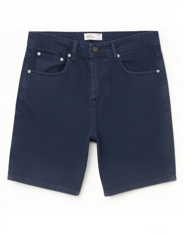 Zara Mens Denim Shorts EU 40 Médio W31 Azul Marinho Algodão