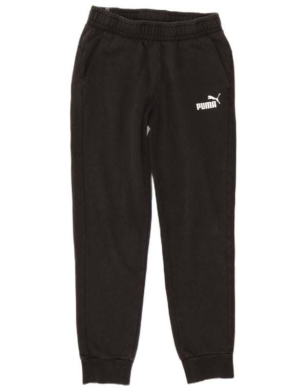 PUMA Mens Calças de treino Joggers Médio Algodão Preto
