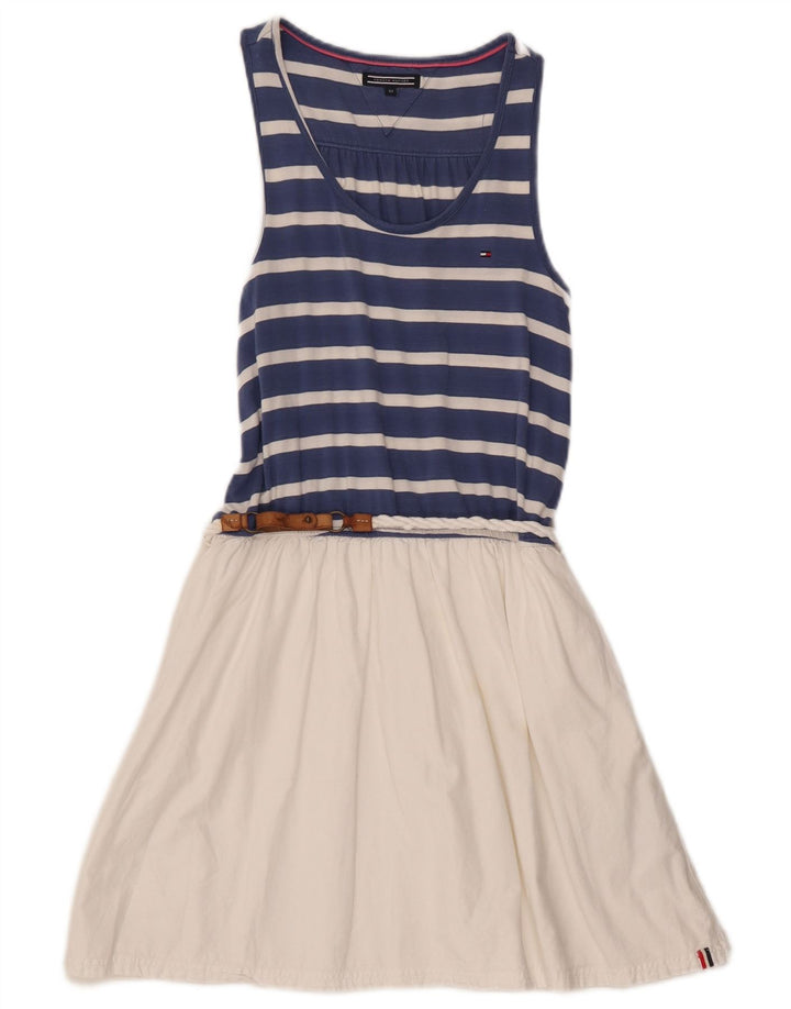 TOMMY HILFIGER Vestido básico sem mangas para meninas 14-15 anos Azul marinho listrado