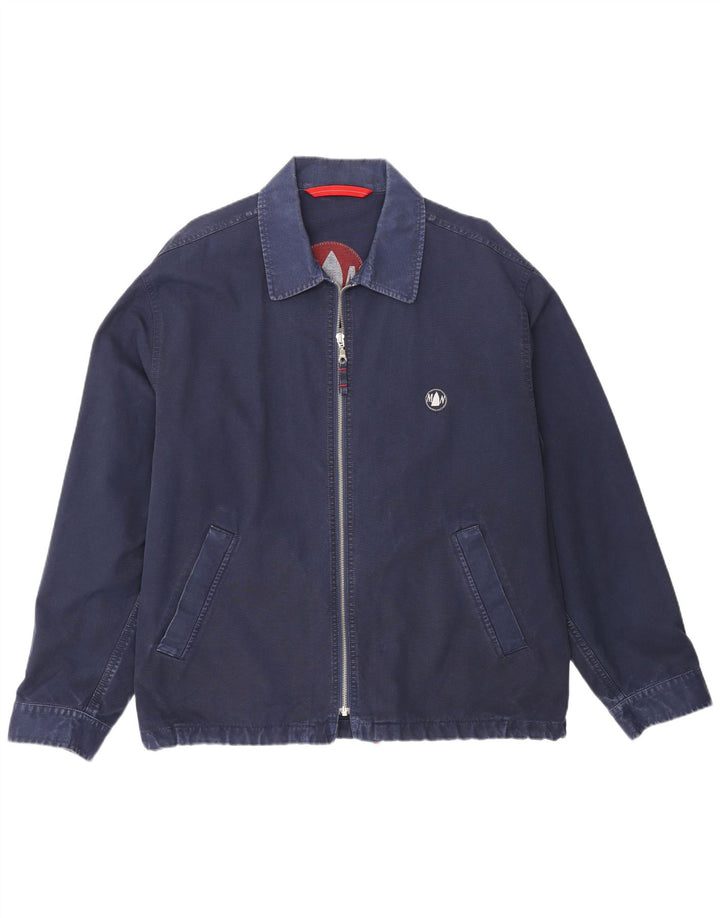 Jaqueta bomber masculina Murphy & Nye UK 42 XL algodão azul marinho