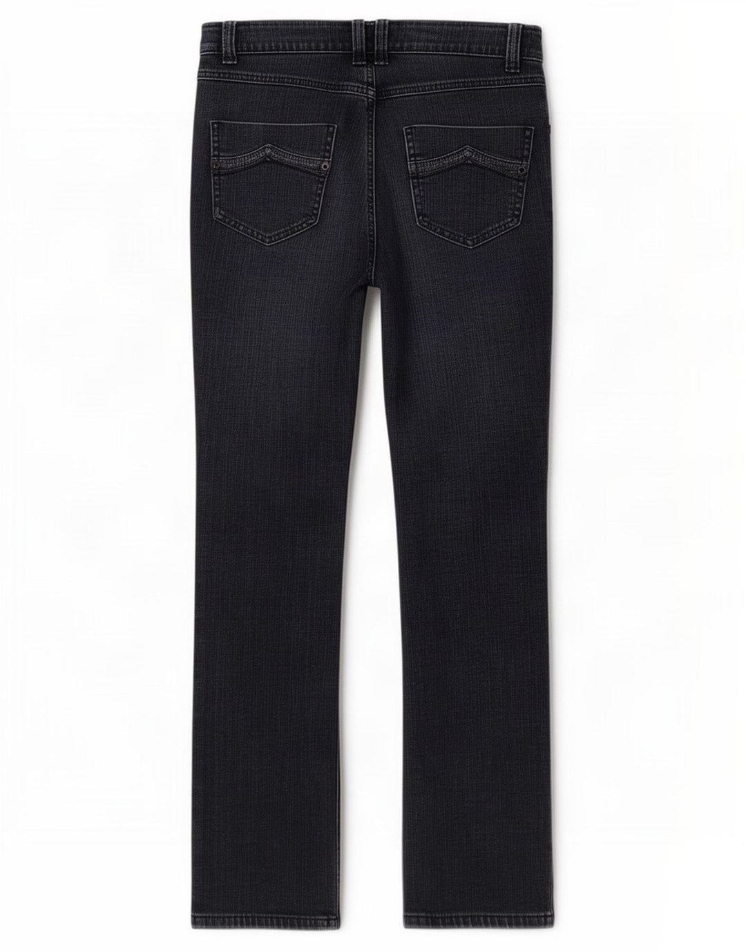 Calça jeans feminina Marks & Spencer Bootcut UK 10 pequena W27 L29 algodão azul marinho