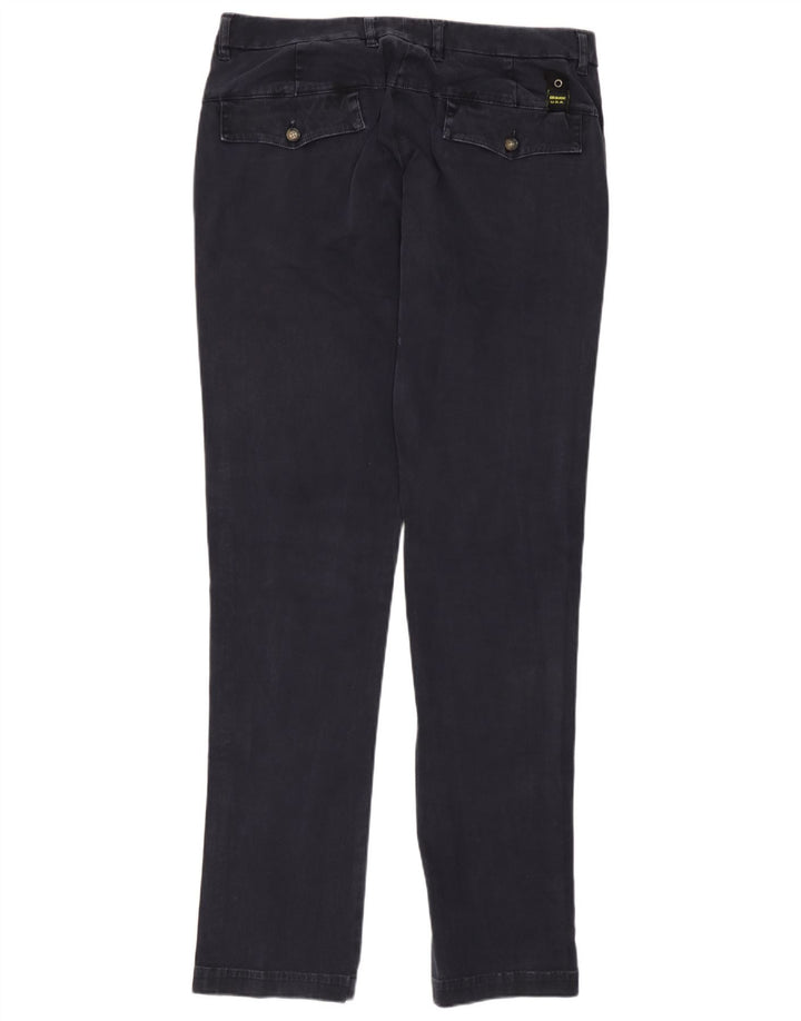 Calça Chino Masculina Blauer Slim W32 L34 Algodão Azul Marinho