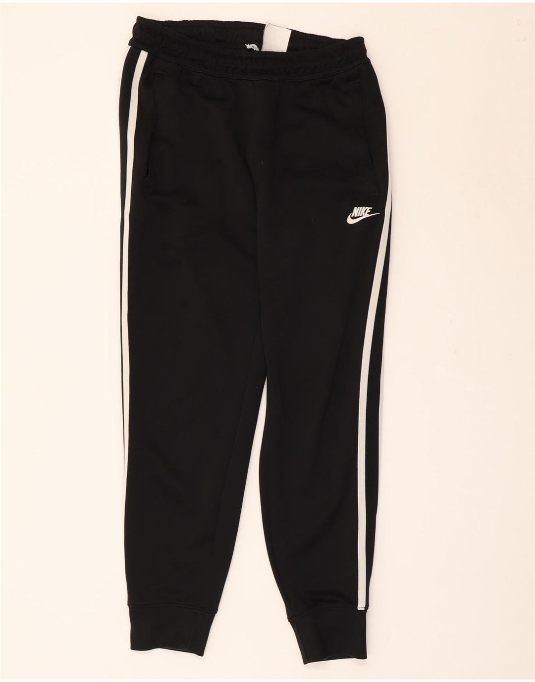 NIKE Mens Treino Calças Joggers Pequeno Poliéster Preto