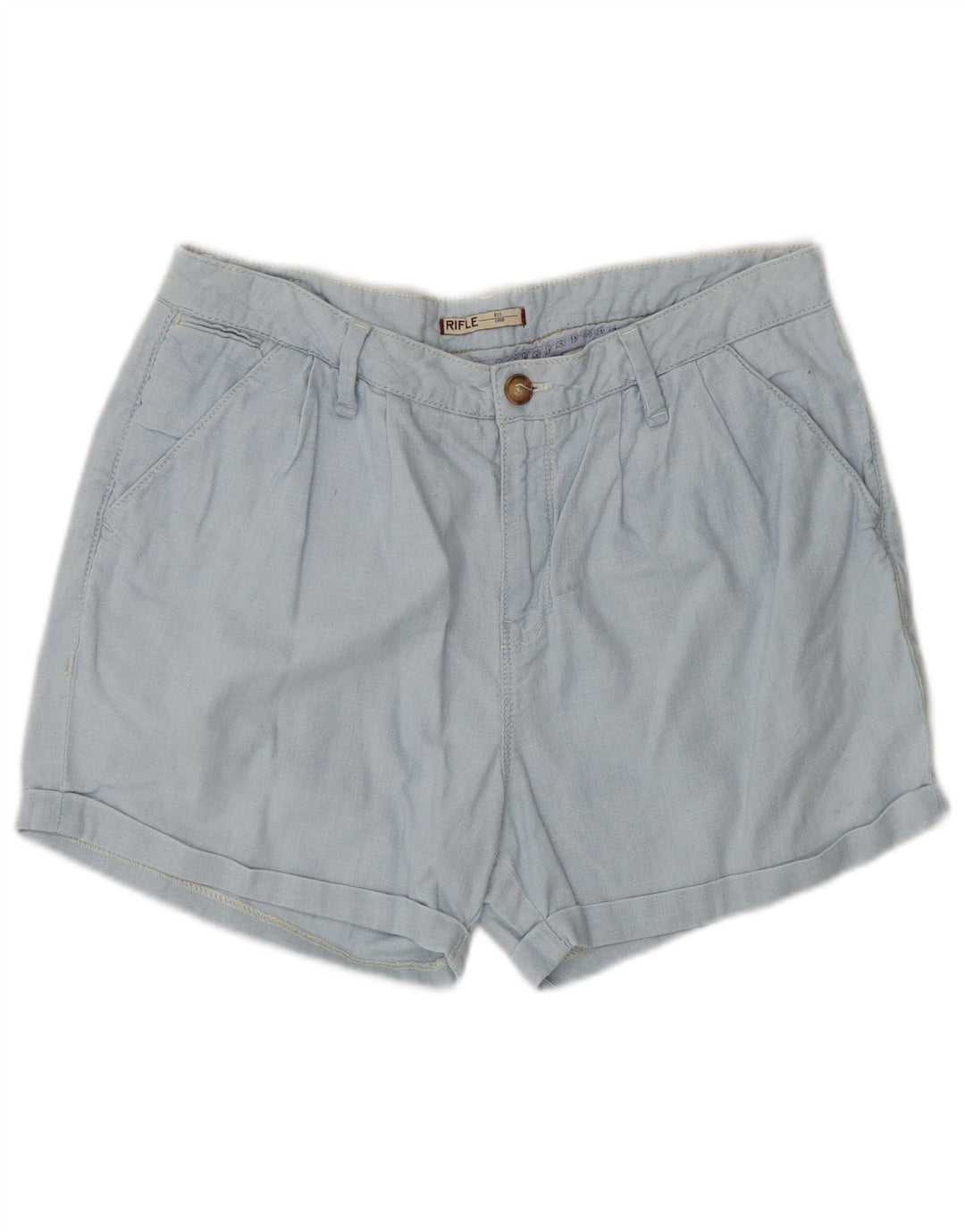 Shorts Chino Feminino Pegged RIFLE W29 Azul Médio