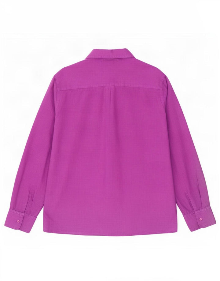 Camisa feminina Massimo Dutti EU 44 XL Roxo