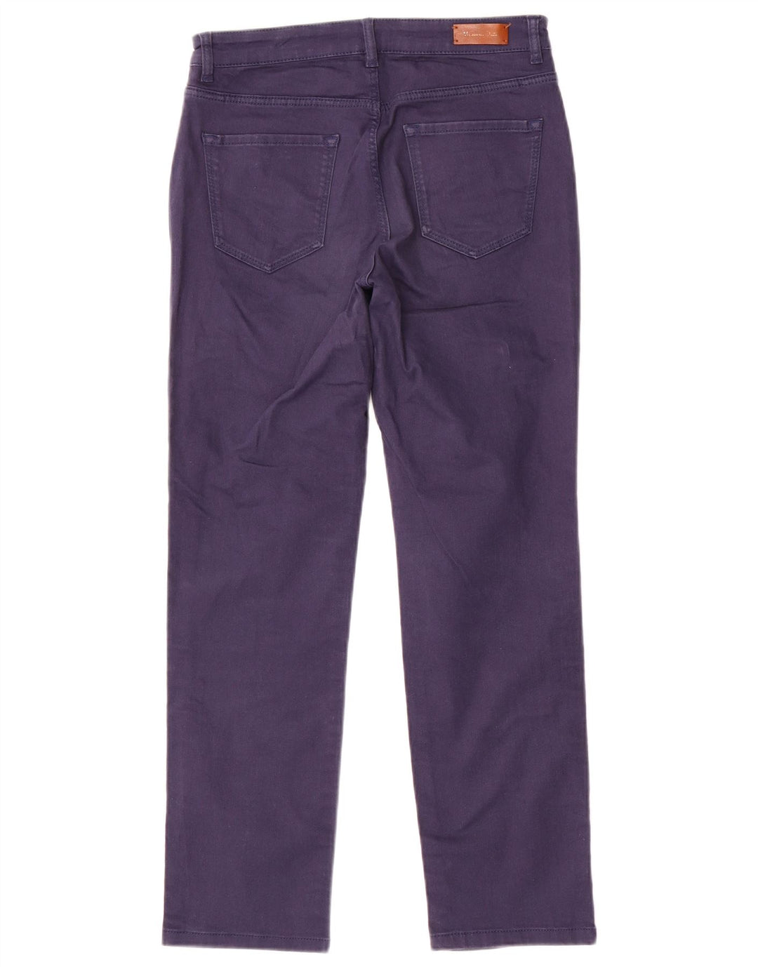 Calça casual justa feminina Massimo Dutti W26 L26 azul marinho