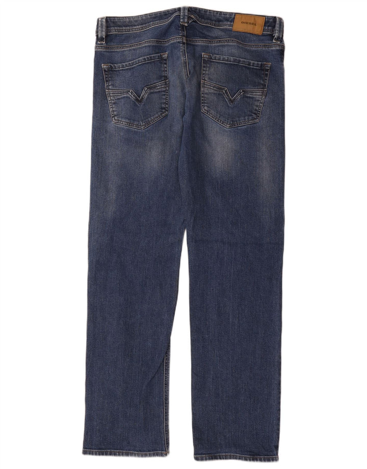 Jeans retos masculinos Diesel W36 L32 algodão azul