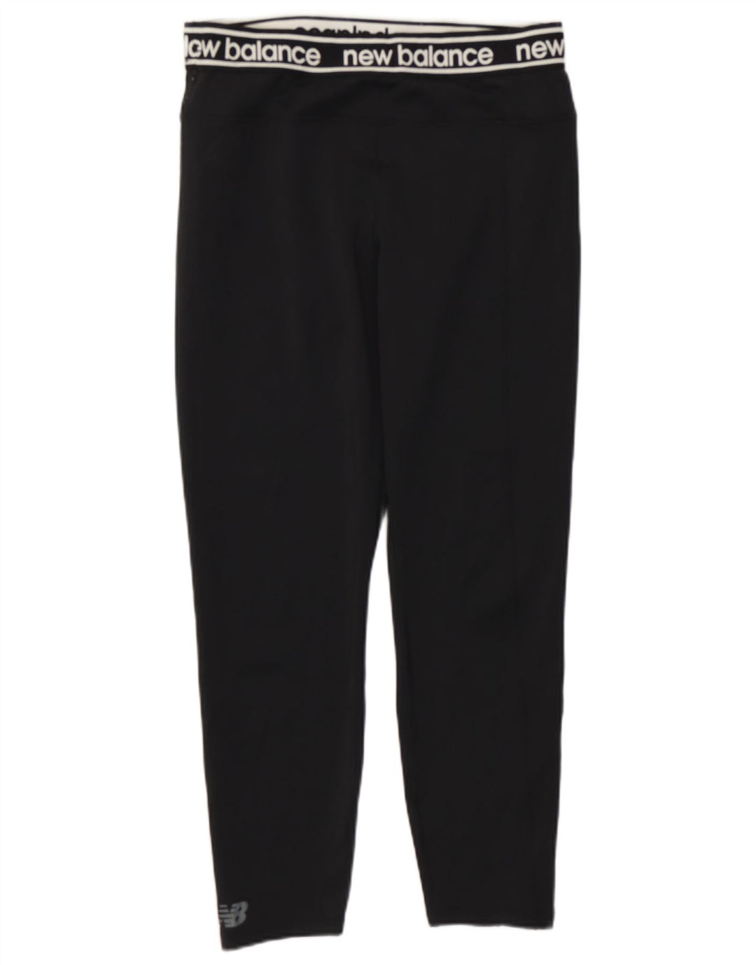 Leggings New Balance Femininas Graphic Crop UK 14 Grande Preto