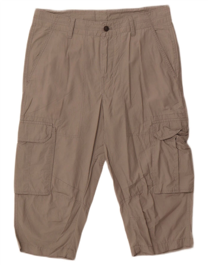 Bermuda cargo masculina CALVIN KLEIN W32 algodão cinza médio