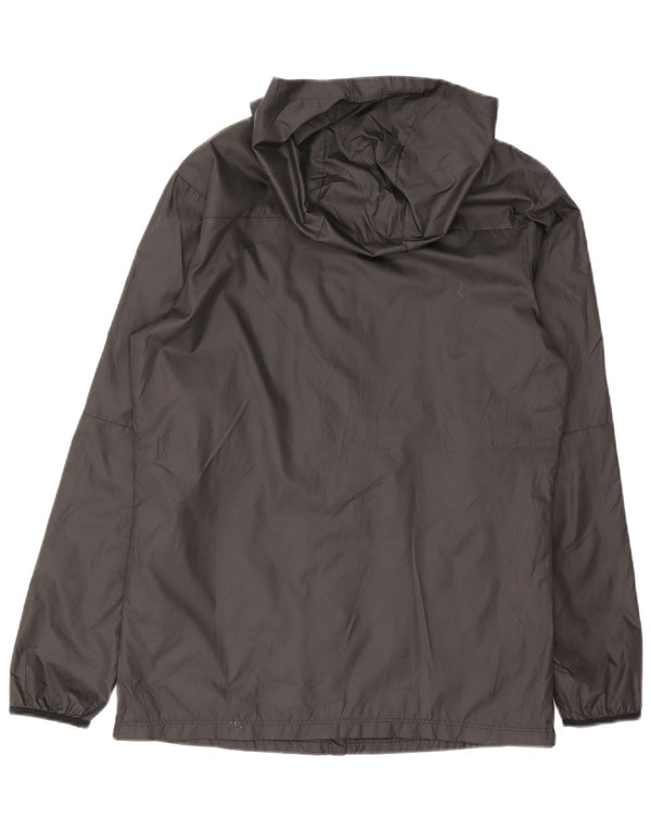 Jaqueta de chuva com capuz Nike Mens CR7 Graphic UK 38 poliéster preto médio