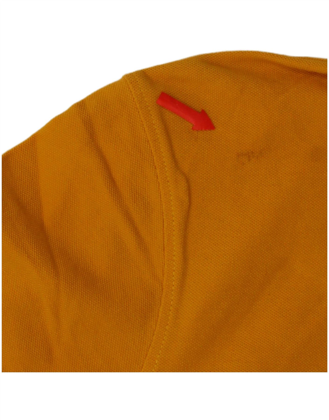 Camisa polo masculina Crew Clothing algodão amarelo médio