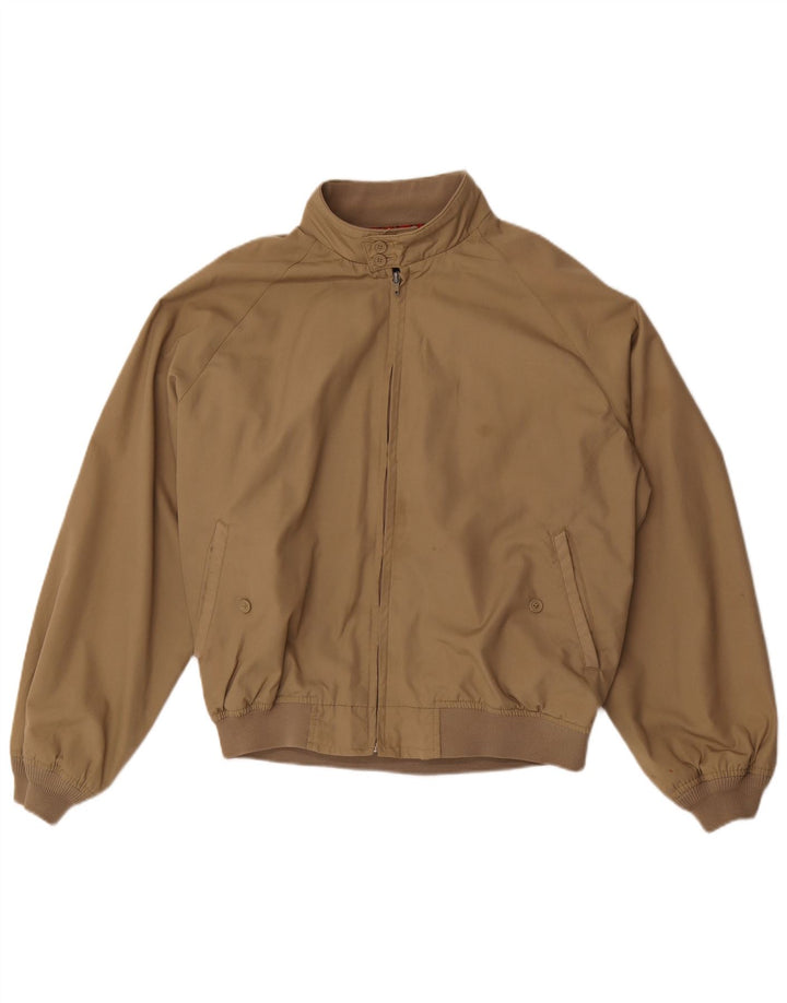 Jaqueta bomber masculina Rifle UK 40 poliéster bege grande