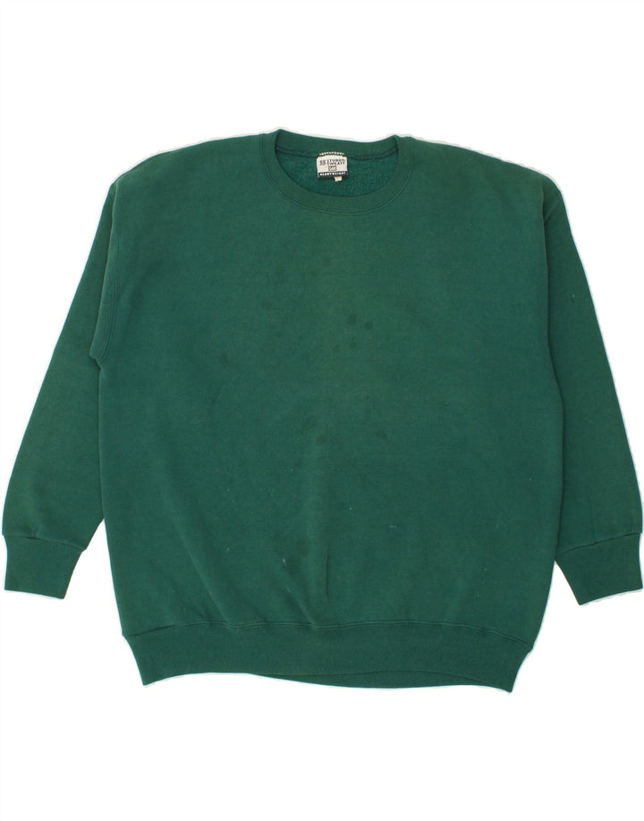 LEE Mens Sweatshirt Jumper XL Green Cotton Vintage Lee and Second-Hand Lee from Messina Hembry 