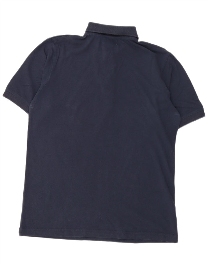 Camisa polo masculina Kappa de algodão azul marinho médio