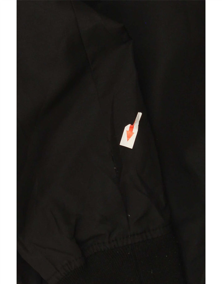 Jaqueta bomber masculina Zara UK 38 poliéster preto médio